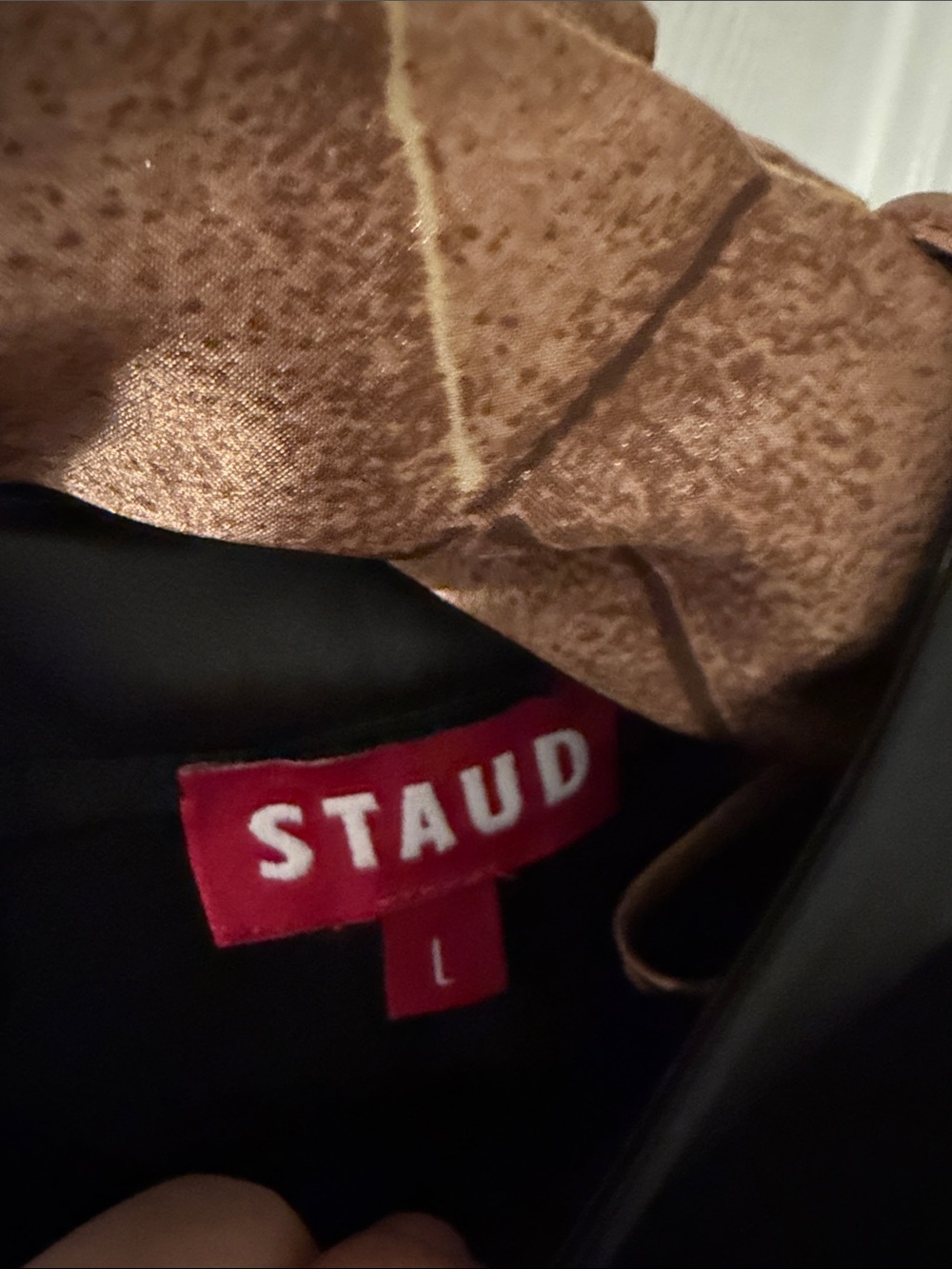 STAUD Black Long-Sleeve Cutout Sheath Dress - Picture 5 of 6